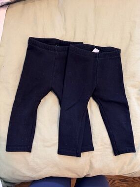 Black Kids Leggings - Classic Everyday Bottoms